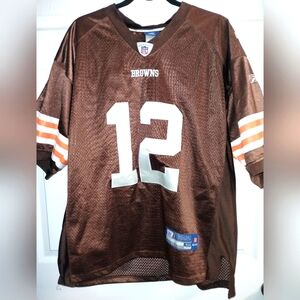 Reebok NFL Throwback Stitched Cleveland Browns Football Jersey
